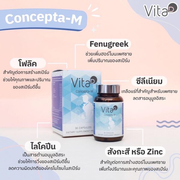 VitaD Concepta-V 2 กระปุก (ผู้หญิง) - Image 4
