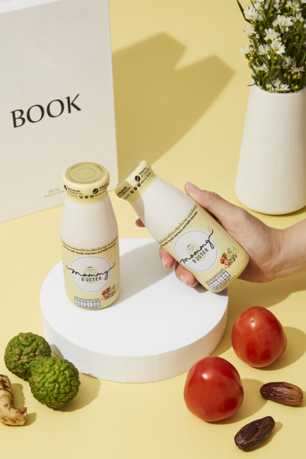 น้ำมะกรูดและน้ำอินทผลัมผสมน้ำมะเขือเทศน้ำโกจิเบอรี่ Mommy Booster 15-120 ขวด - Image 5