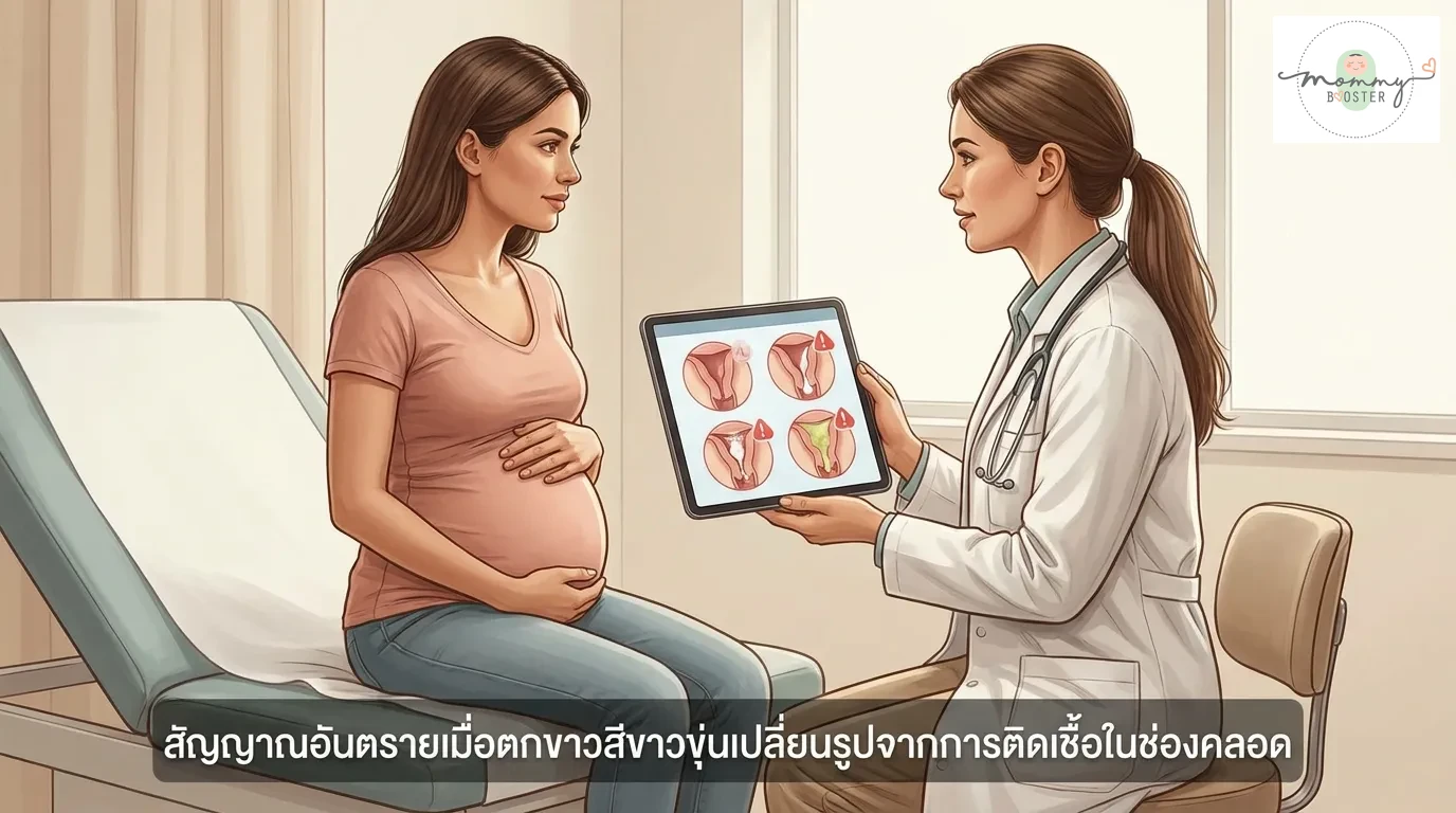 สัญญาณอันตรายเมื่อตกขาวสีขาวขุ่นเปลี่ยนรูปจากการติดเชื้อในช่องคลอด