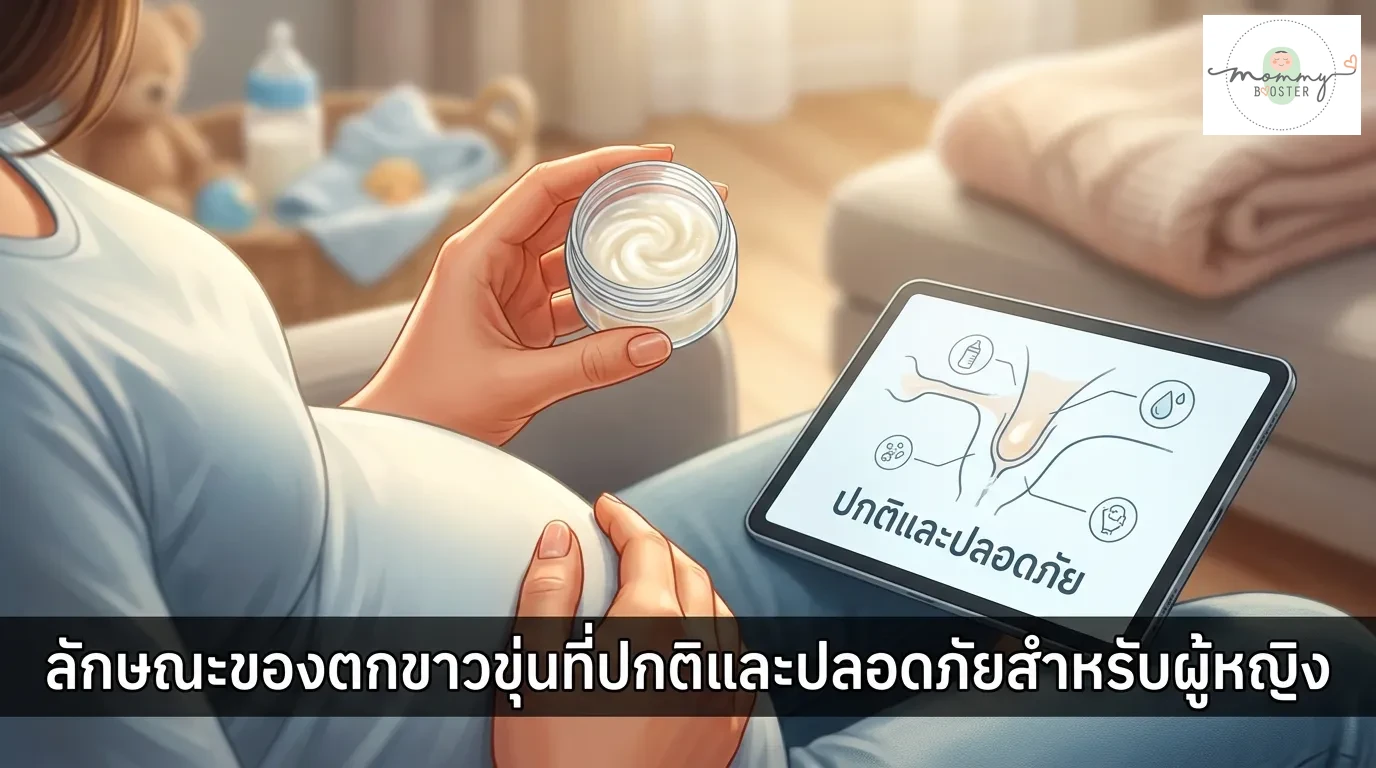 ลักษณะของตกขาวสีขาวขุ่นที่ถือว่าปกติและปลอดภัยสำหรับผู้หญิง