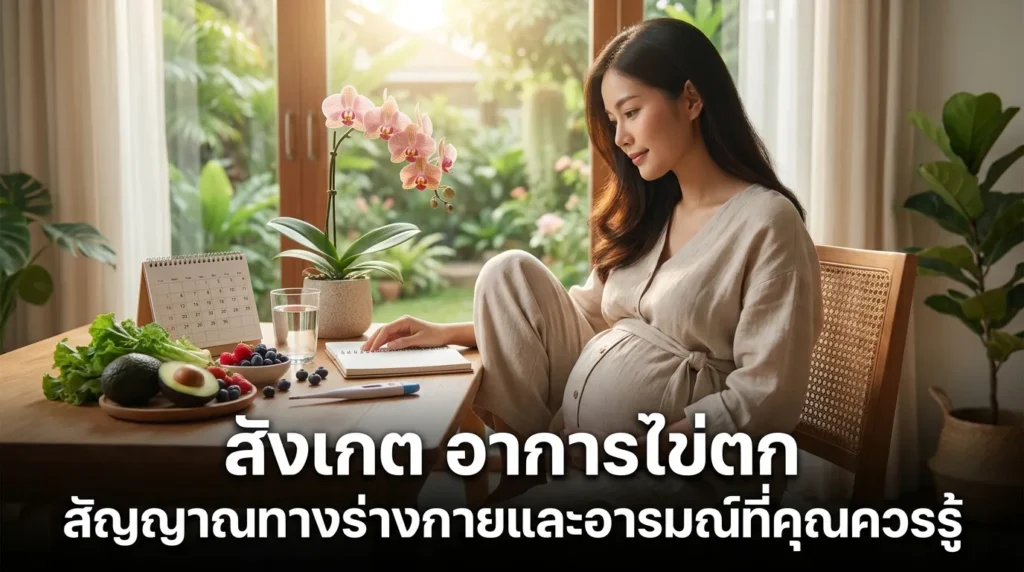 สังเกต อาการไข่ตก สัญญาณทางร่างกายและอารมณ์ที่คุณควรรู้