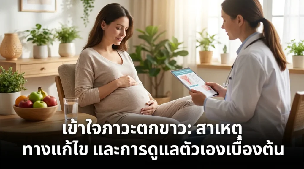 ทำความเข้าใจ ตกขาวเกิดจากอะไร วิธีแก้ และการดูแลตัวเองเบื้องต้นอย่างถูกต้อง
