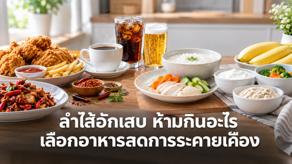 ลำไส้อักเสบ ห้ามกินอะไรและควรเลือกอาหารแบบไหน